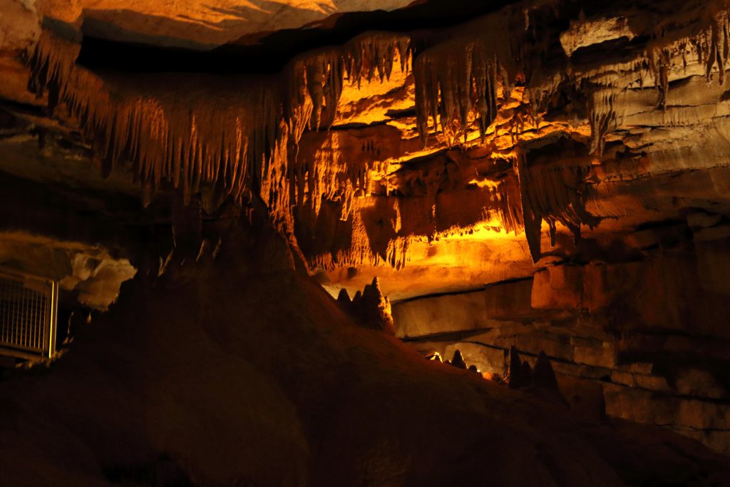 Part of the 'Frozen Niagara' formation.