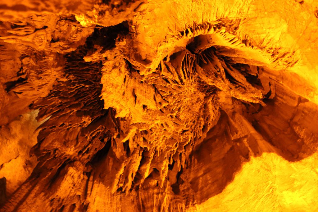 The top of the Frozen Niagara. (Looking straight up).