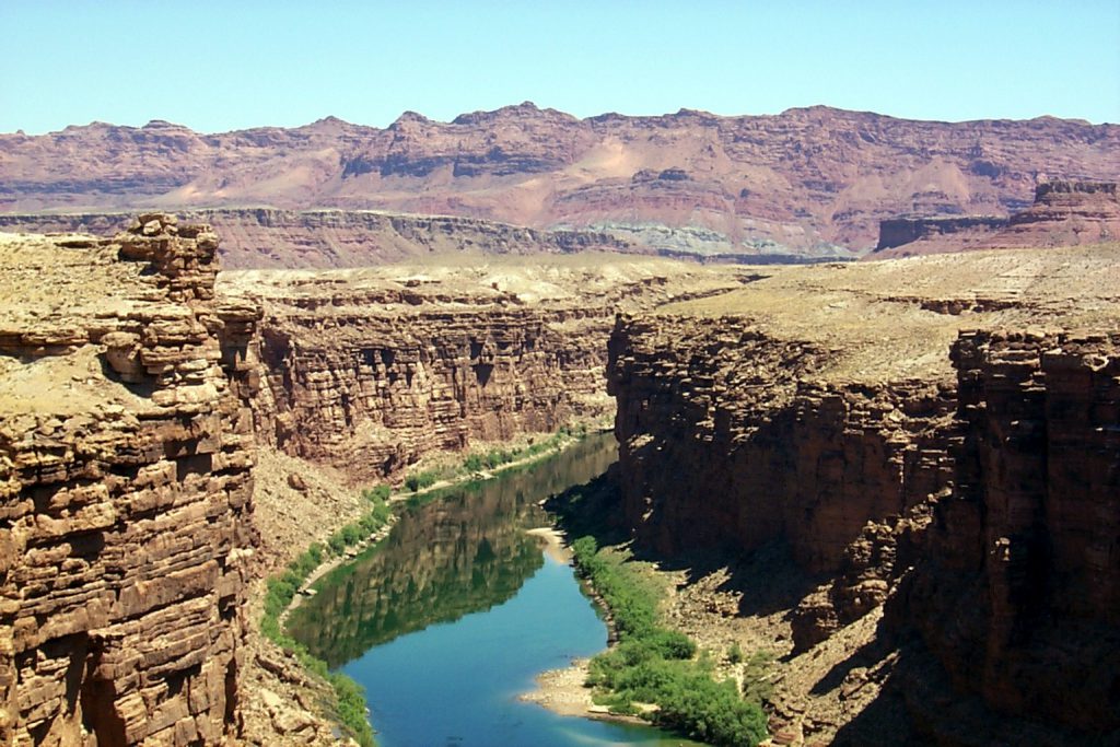 The beauty of the river at the Marble Canyon.