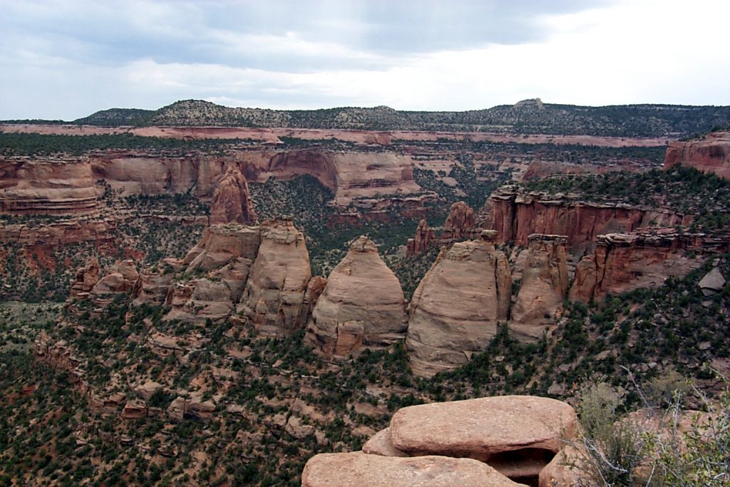 This photo shows a formation called the 'coke ovens' named after their similarity to old style blast furnaces.