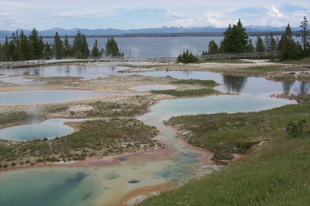 The West Thumb Basin.