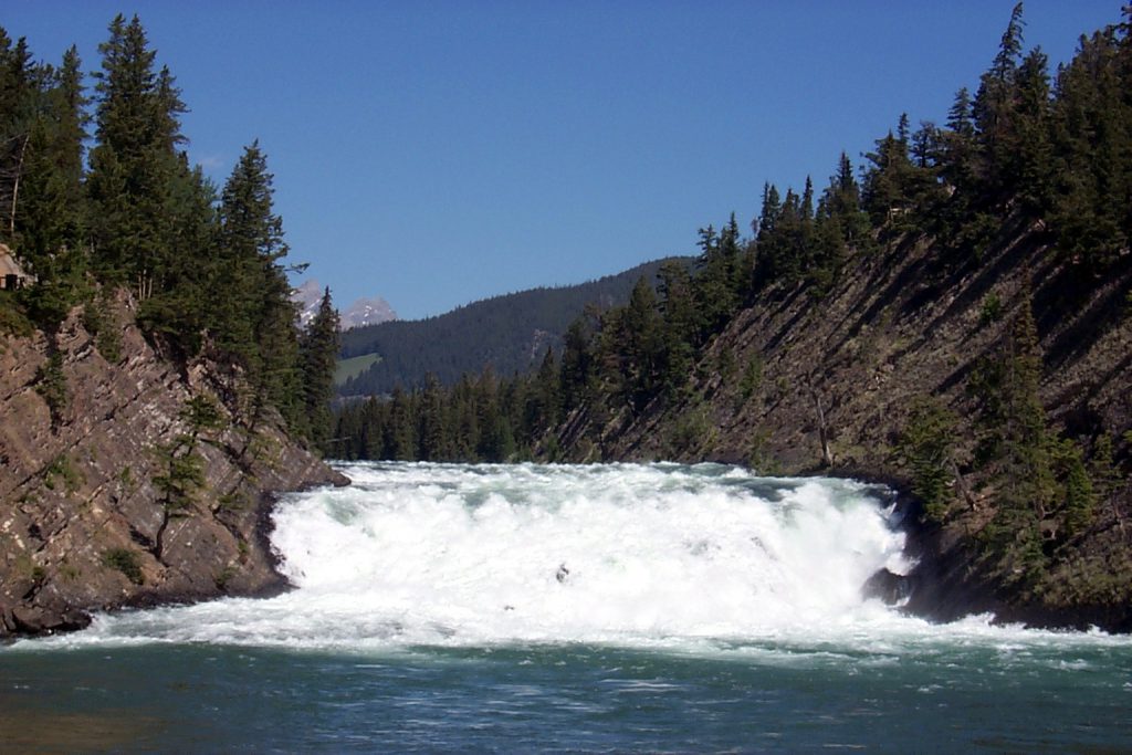 The Bow Falls at Banff.