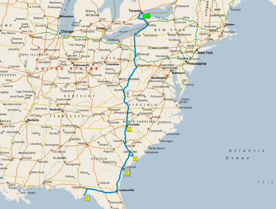 Charleston/Tallahassee/Savanah 2018 -- Trip Launch