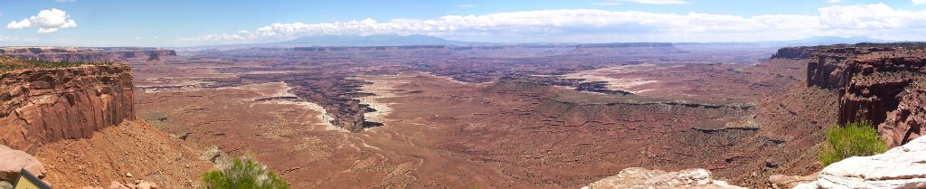 Looking south to the Colorado River basin.