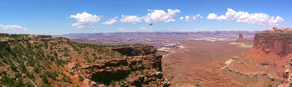 A view north towards the Green River Basin.