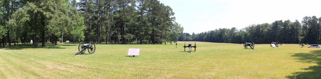 Lower down on the ground, the various positions of troops and lines of battle during various stages of the engagement are laid out -- with the occasional field pieces.