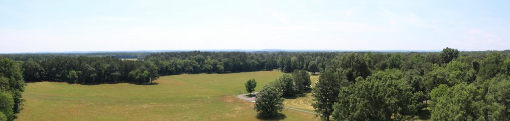 Here is a partial view from the top of the tower.