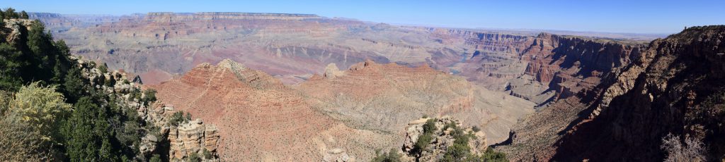 Lipan Point. A very colourful view from Lipan Point.