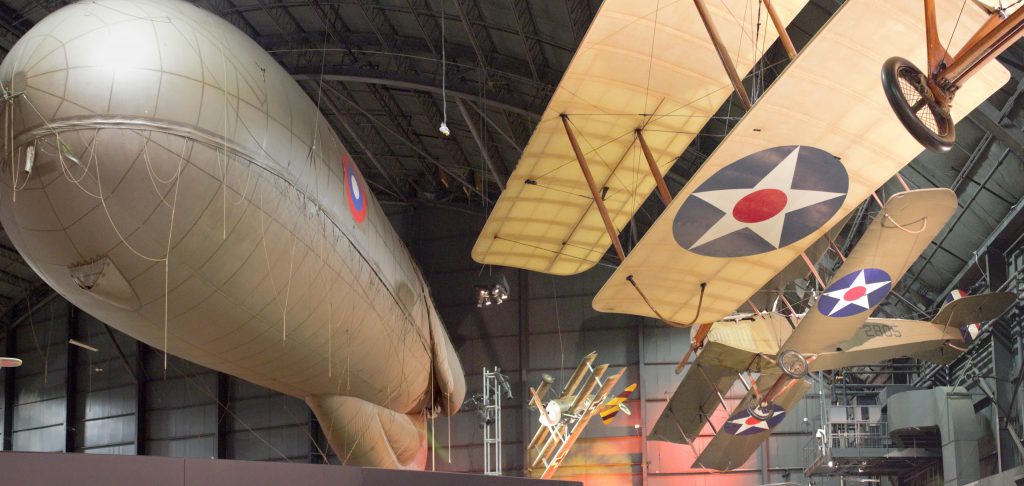 World War one planes and balloons!