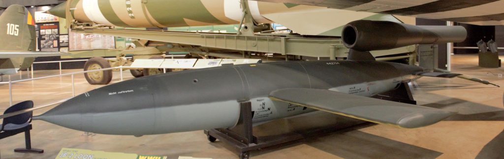 The V1 rocket ... aka Buzz-Bomb.